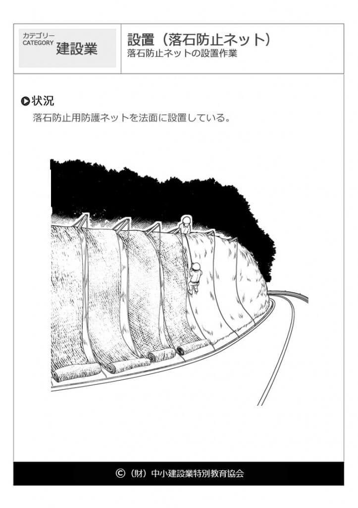 設置（落石防止ネット）