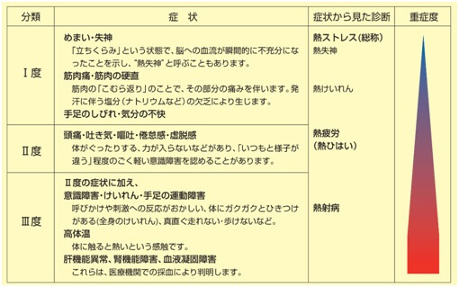 図表14　熱中症の症状と分類