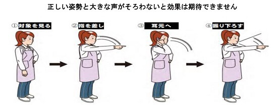 正しい姿勢と大きな声がそろわないと効果は期待できません